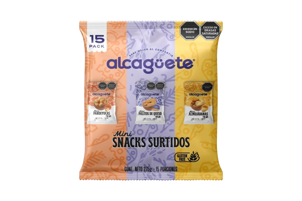 15 pack snacks sin gluten