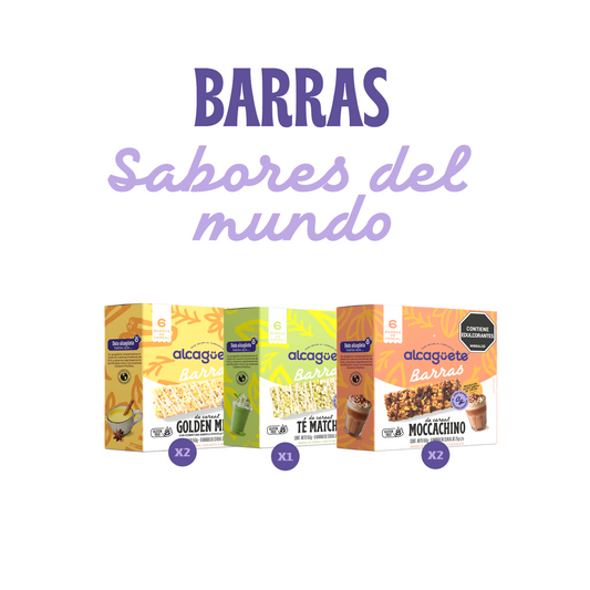 Barras sabores del mundo