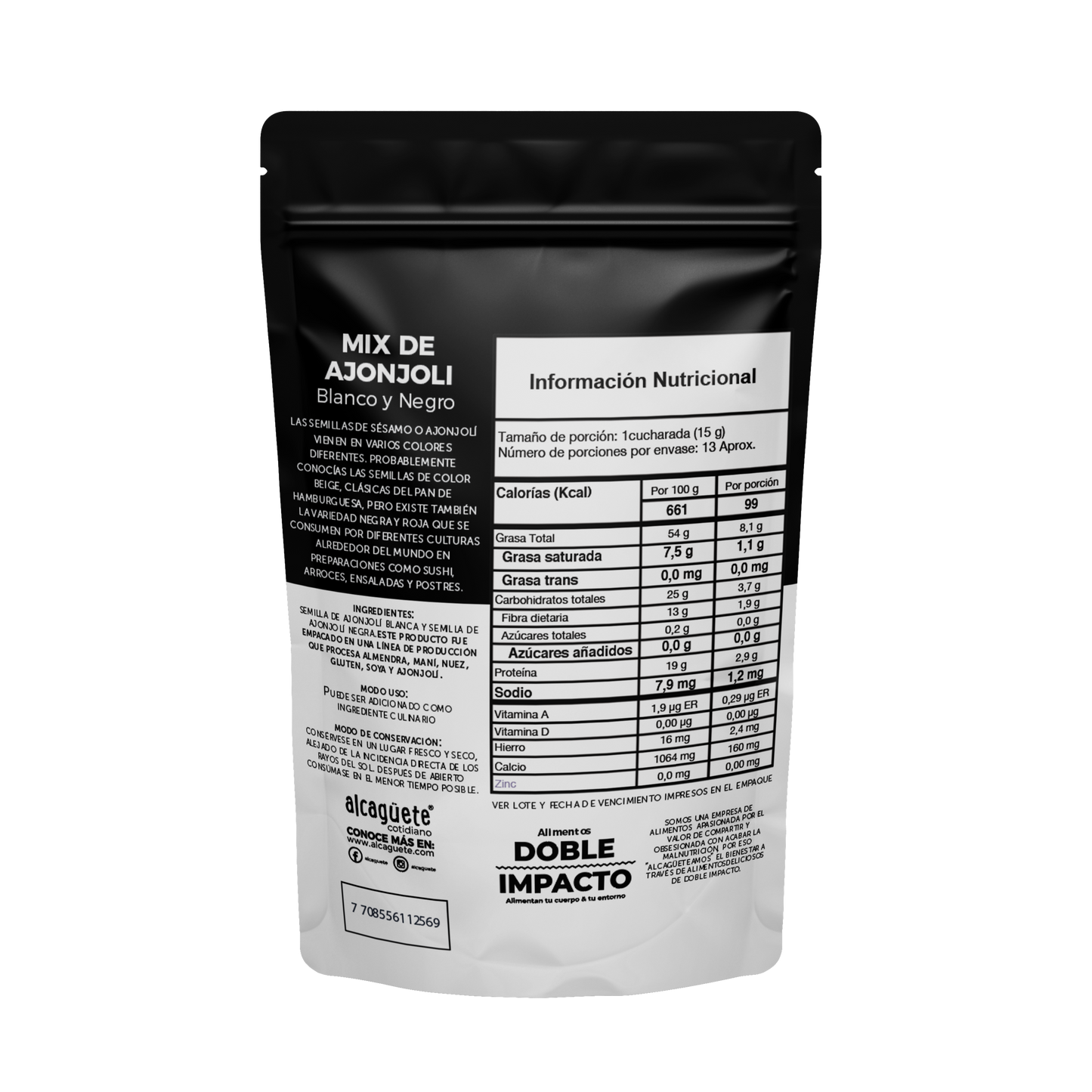 Ajonjolí Mix Alcaguete 200g