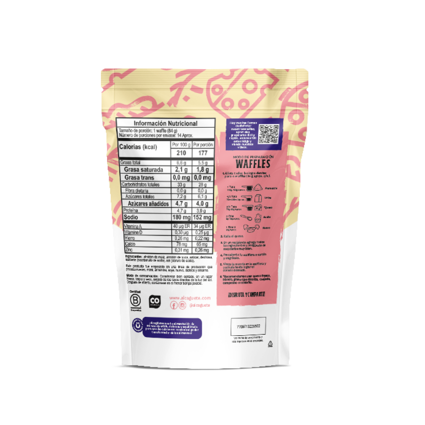 Premezcla waffles de Almojabana 400g