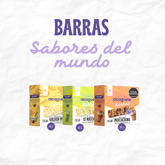 Barras sabores del mundo