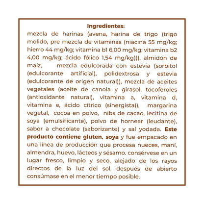 5 Pack Galletas Nibs de Cacao