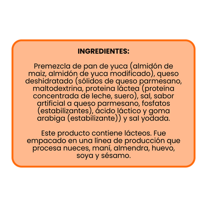 Premezcla Waffles Pandeyuca con Queso incluido 300g