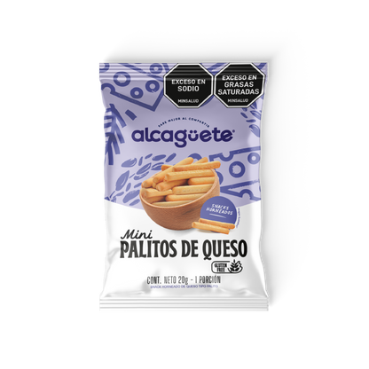 6 Pack Mini Palitos de Queso Alcaguete x 120g