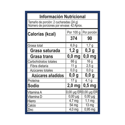 Avena Sin Gluten 1000gr