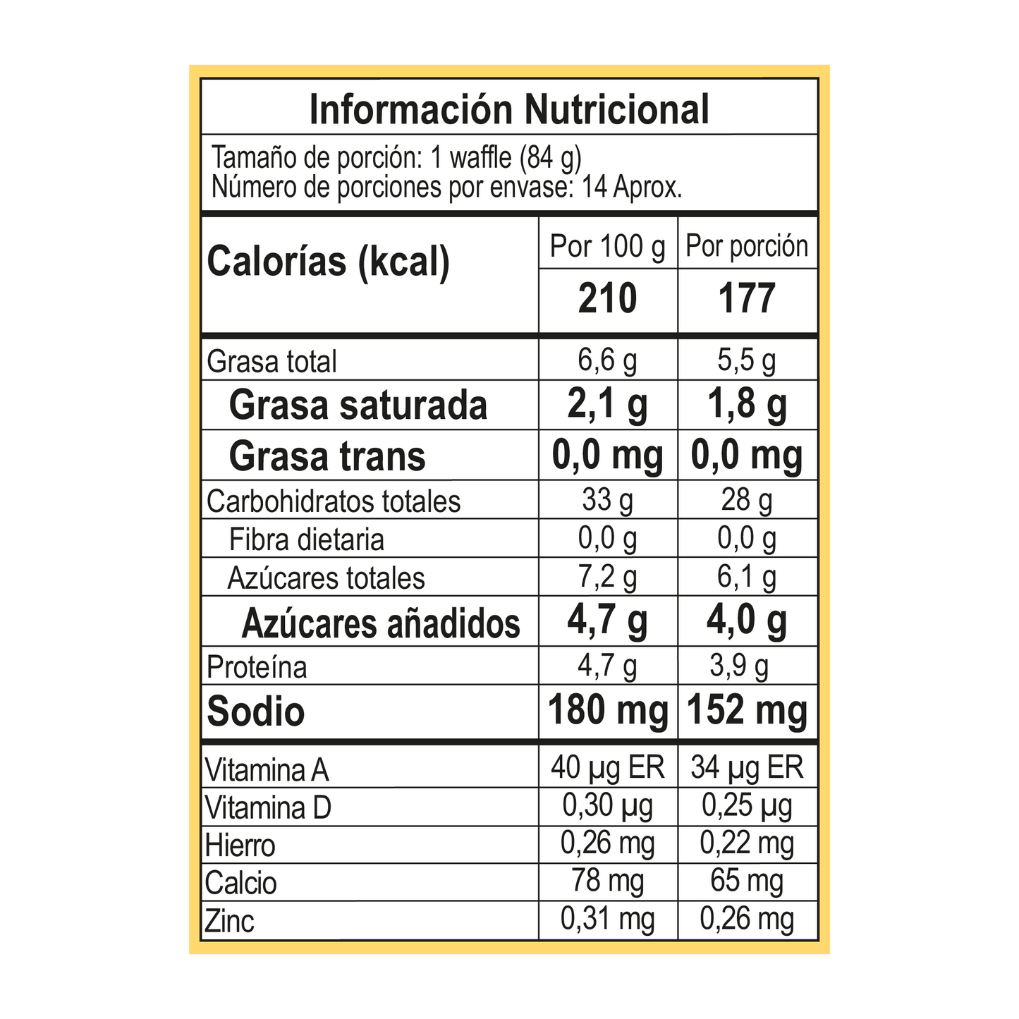 Premezcla waffles de Almojabana 400g