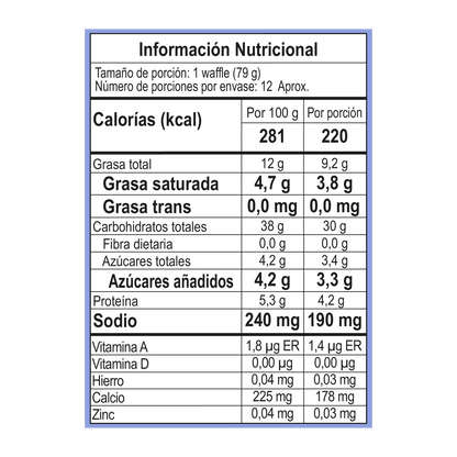Premezcla Waffles Buñuelo 380g
